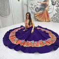 Purple & Multicolour Lehenga Set