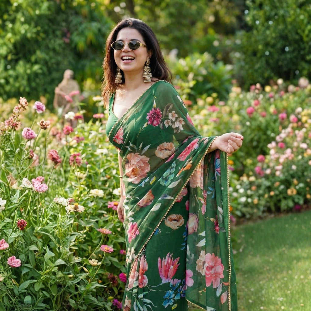 Blooming Garden Saree