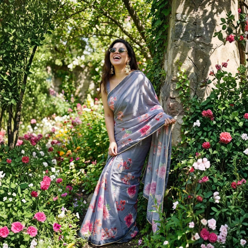 Blooming Garden Saree