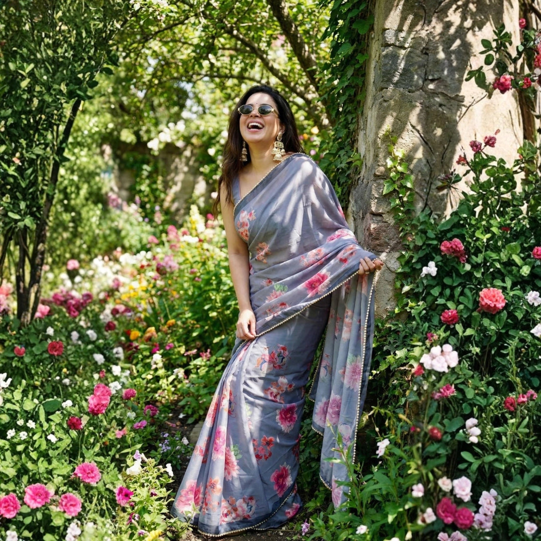 Blooming Garden Saree