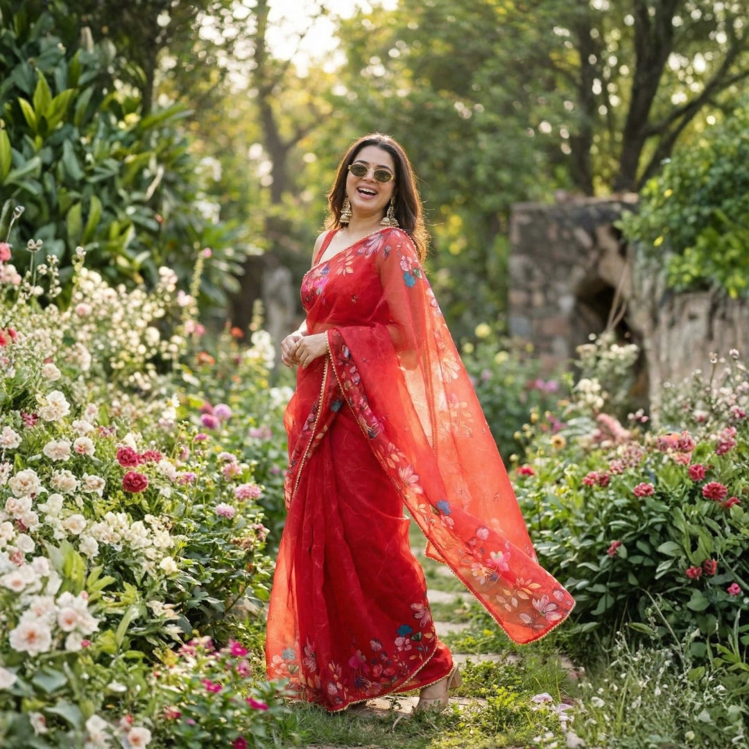 Blooming Garden Saree