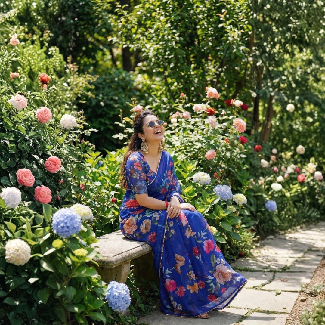 Blooming Garden Saree