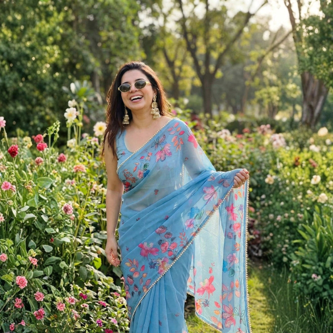 Blooming Garden Saree