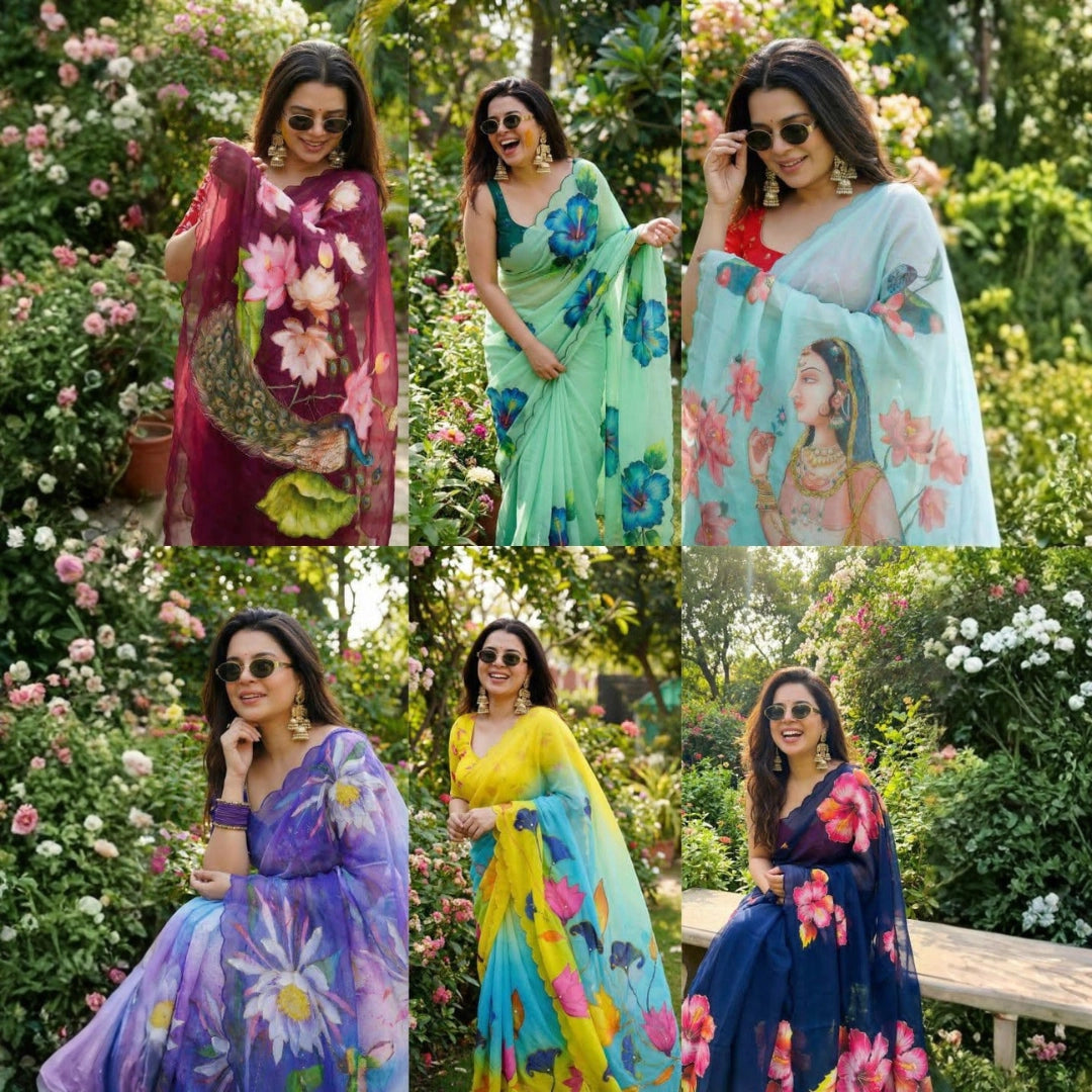 Blooming Garden Saree