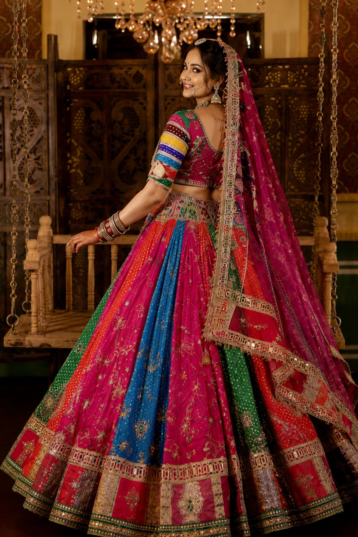 The Maharani Mirrorwork Lehenga Set
